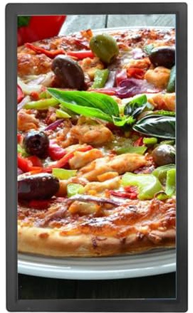 HZEPDVT 24-inch, 27-inch, 32-inch HD Digital Photo Frame, Building Advertising Machine, Video Player, Easy To Set Up, With Motion Sensor(Black,24 inches)