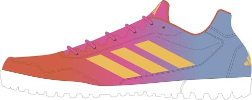 adidas Unisex Kinder Youngstar Rise K 4.5 Hockey-Schuhe, Team Solar Orange Flash Orange Lucid Pink