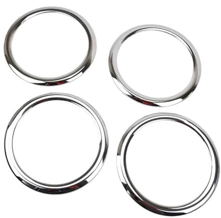 SUNSKYLY 4-teiliges Auto-Innentür-Stereo-Lautsprecher-Kragen-Abdeckung, kompatibel mit Patriot 07-15/Compass 2008-2014, Kfz-Modifikationszubehör Blinkerschalterhebel