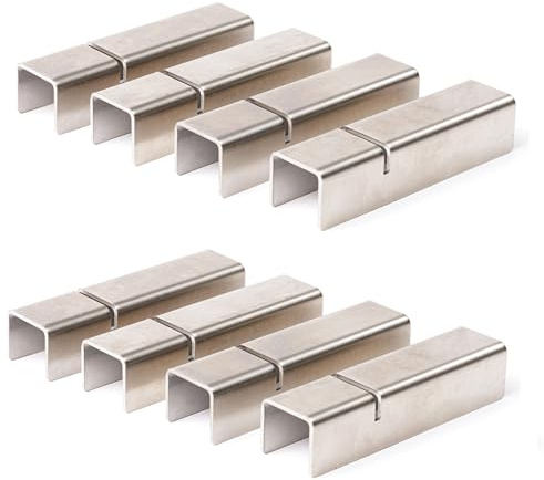 Generico Set da 8 poggia posate da tavolo acciaio INOX, porta posate inossidabile, Design Elegante, Idea Regalo per Mise En Place di lusso per ristorante