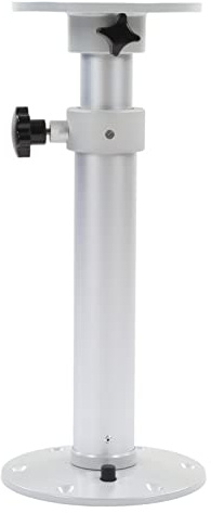 HaloVerde Pied de table pour camping-car, pied de table réglable de 460 à 700 mm, support amovible, pied de table rotatif à 360° pour van, caravane, bateau, yacht et espaces