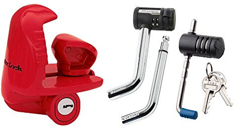 Master Lock 3895DAT - Kupplungsschloss, Empfängerschloss und Riegelschloss, 3 Komponenten gleichschließend