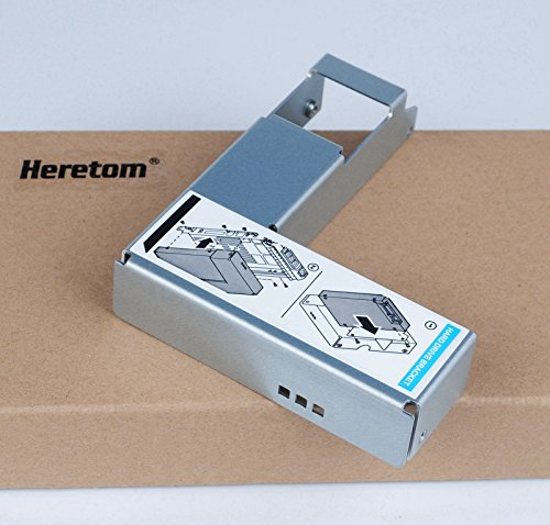 Heretom 8,9 cm (3,5 Pouces) to 6,3 cm (2,5 Pouces) Disque Dur Palette Plateau Support Tray Caddy Adaptateur 9W8C4 G302D X968D Adapter pour Dell X7K8W/Y796F/F238F/KG1CH/F9541