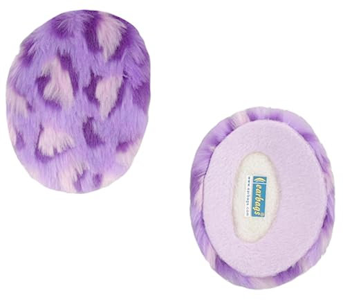 Earbags Ohrenwärmer Fashion, Kunstfell Spotted Flieder Rosa, S