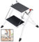2 Step Mini Ladder Heavy Duty Steel Folding Portable Kitchen Stool Caravan Home Garden Tool Lightweight Safety Anti-Slip Mat Tread, UK Stock