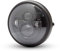 Alchemy Parts Premium 7.7 LED Motorbike Projector Headlight | Matt Black | Bright 66W | Ideal for Cafe Racer & Scrambler - SHALLOW