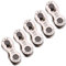 5 Pairs Bicycle Missing Chain Link, Reusable Silver Steel Bike Chain Link, Master Link Magnetic Link Chain Quick Release heavy duty for 8/9/10 speed (9 speed)