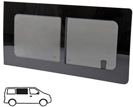 Schiebefenster Glasfenster für VW T5 / T6 rechts, Echtglas 113 x 58 cm