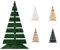 Floranica Holz-Weihnachtsbaum Natur Dekobaum Tanne 90x45cm Weihnachtsdekoration für Drinnen & Draußen Großer Holzbaum aus Lärchenholz Handgefertigt Großer Grün