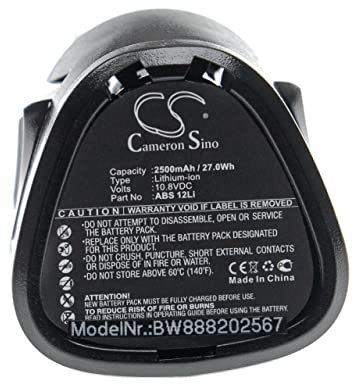 vhbw Akku Ersatz für Lux Tools ABS 12Li für Elektrowerkzeug (2500mAh Li-Ion 10,8 V)