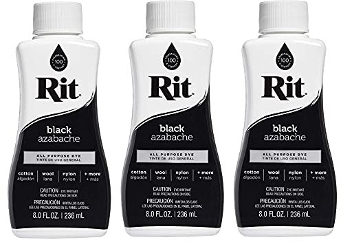 Tinte líquido multiusos, 8 onzas, negro, paquete de 3