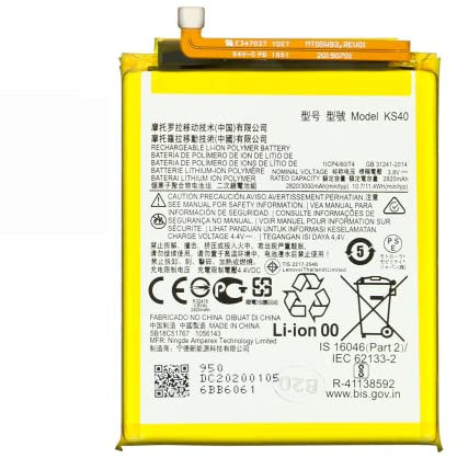 Audiosystem BATTERIA per MOTOROLA MOTO E6 PLAY XT2029 KS40 PILA Ricambio Sostituzione Nuova