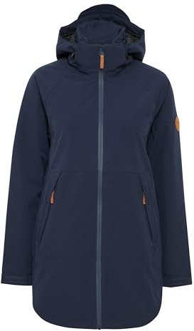 NORTH BEND NBBrenda Outdoorjacke wasserdicht atmungsaktiv und winddicht mit Wassersäule 15000mm W-PRO Wetterschutzsystem, Größe:38, Farbe:Navy Blazer (2048)