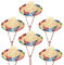 Mexikanische Mini-Sombrero-Hüte, 6 Stück, Mini-Strohhut, Cinco de Mayo, Fiesta, Stoff, Sombrero, süßer Strohhut für Fiesta, Karneval, Sommer, mexikanisches Thema, Fiesta, Partygeschenke