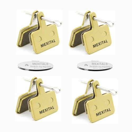 MEXITAL 4 Paar Bremsbeläge Fahrrad für Shimano M315 M355 M365 M375 M395 M396 M415 M416 M445 M446 M447 M465 M475 M485 M486 M495 M505 M510 M515 M545 M535 M575 Tektro Orion Auriga Pro Comp S01-4