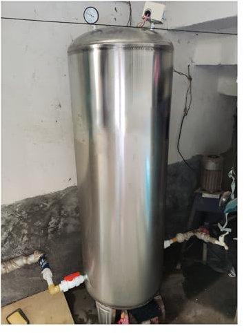 Vaso de expansión Reemplazo de vejiga del tanque de presión, 60 100 160 200 250 300 L Tanque de presión de agua de acero inoxidable para bombas de pozo, tanques de pozo presurizados con kit de montaje