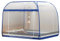 CUTTE Pop-Up Moskitonetz Sommer-Betthimmel Faltbar Tragbar Moskitonetz Installation Kostenlos Bed Dream Tents Schlafzelt für Einzel- Bis Kingsize-Betten,Blue1,150x200cm
