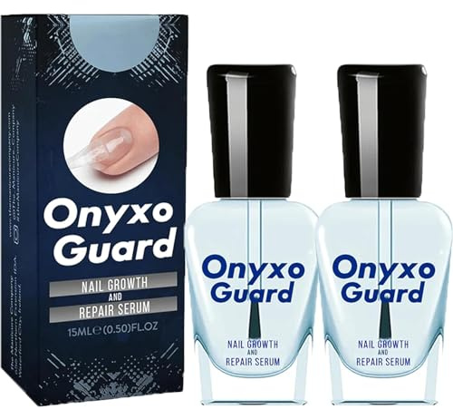 Onyxoguard Nail Growth and Repair Serum, Onyxoguard Nail Repair Serum, Nail Strengthening and Growth Conditioner, Nail Strengthener for Thin Nails and Growth (2Pcs)