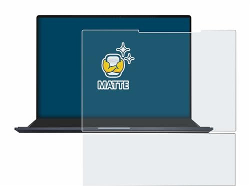 BROTECT Entspiegelungs-Schutzfolie für ASUS ZenBook Pro 14 Duo OLED UX8402 Matte Displayschutz-Folie, Anti-Reflex, Anti-Fingerprint