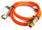 Zatechs ADAPTER 1 - USA auf 21,8 mm - EU - Propan-Butan Gasschlauch - Für Grill von USA auf europäische 11 kg Flaschen mit 2 Meter Schlauch und Gasregler