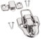 Trailer Paddle Lock,Caravan Türschloss, Stoßscharniere, Anschlüsse, 1 Stück, Zinklegierung, Vintage-Schloss, antike Schmuckschatulle, Haspen, Schubladenriegel, Koffer, Kippriegel, Schnallenverschluss,