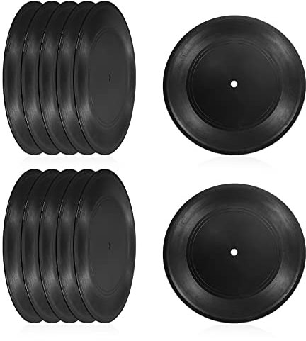 PATIKIL Vuoti Vinile Dischi 7 30pz CD Falsi Vinili Dischi per Parete Estetica Decorazione Decorativi Dischi per Rotolo Musica Stanza Rock Festa Fai Da Te Decorazione Nero