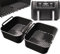 Ninja AF400UK Premium Silicone Liners | 1.5cm Ridges for Air Flow, 2.5mm Thick, Dishwasher Safe | Designed to Fit Ninja AF400UK | 2PCS 9.5L Silicone Liners | by iStock kitchen