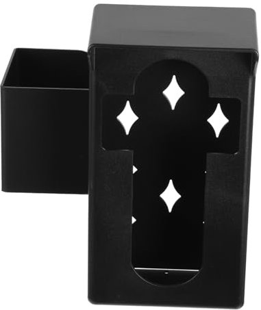 Housoutil Doorbell Stand Brim Metal Bracket No Drill Mount for Doorbell Nest Camera Apartment Door Theft Prevention