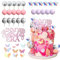 37PCS In My Birthday Era Cake Decoration Party Decorations Birthday Girls Theme Photo Backdrop Era Party Music Fans Lover Party Supplies Cupcake Toppers