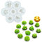 YRIHJIXQ Silikonform Kerzen Rose Blume Fondant Formen Silikon Mini Sukkulenten Schokolade Candy Backform