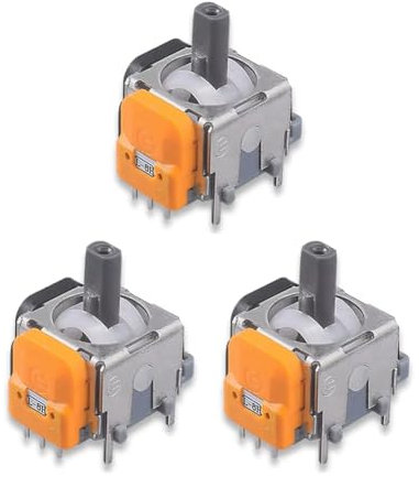 Suoumwa 3 Pack 3D Módulo de Joystick Analógico para Hall Electromagnética Pulgar Joystick Sensor Accesorios