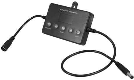ORFOFE LED Controller für Aquarium Beleuchtung Programmierbarer Timing Sanfte Helligkeitsregelung mit Sonnenaufgangs und Sonnenuntergangsmodus LCD Display Sichtwinkel