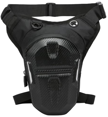Wasserdichte Bauchtasche – Motorrad-Hüfttasche, Tasche mit verstellbarem Hüftgurt, multifunktionale Sporttasche, tragbare Aufbewahrung, Motorrad, Reiten, Wandern, Radfahren, Camping, Angeln