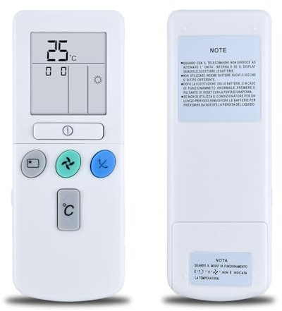 WKOLF Nuovo set di telecomando di ricambio RAR-3U4 per condizionatore d'aria Hitachi A/C RAR-3U1 RAR-3U3 RAR-2P2 RAR-3U2 RAR-52P1 RAR-2A1 RAR-2SP1 RAR-52P2 RAR-2P1 RAS-80YHA RAR-3V2 RAR-2P1