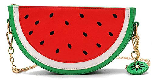 Neueste Neuheit Nette Ananas Form Schulter Mini Tasche für Frauen, A-Wassermalon, Mini