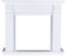Classic Fire Da Vinci Cappotto Camino, Legno, Bianco, 110 x 96 x 36 cm