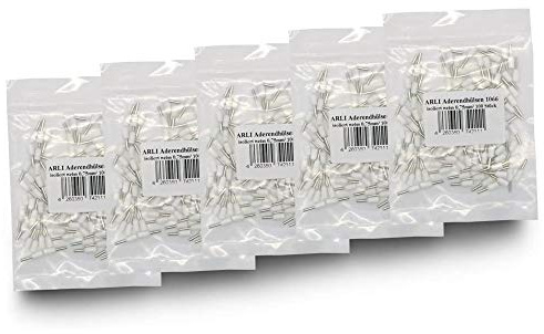 Aderendhülsen isoliert weiss 500x weiß 0,75mm ² Aderendhülse zum crimpen mit Crimpzange Aderend Press Hülsen Stecker 0,75 mm Hülse kfz Draht Elektro Kabelschuhe 500 Stück ARLI