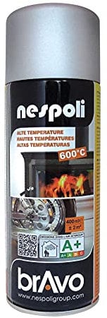 Nespoli Bravo Spray Alte Temperature Argento 400ml