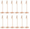 Tincogo 12 Stück Roségold Memo Clip Halter Ständer Foto Clip Halter büroklammern Halter für Hochzeits Geburtstags Party Dekor/Büro Klipp Gebrauch