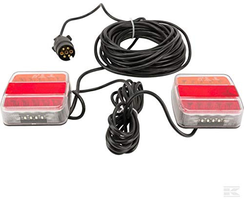 Gopart Magnetische LED-Leuchten für Anhänger, 12 m, Kabel 12/24 V, zugelassen