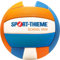 Sport-Thieme Volleyball School 1000 | Trainingsball Größe 5 | Weich & robust | Offizielles Gewicht | Orange-Weiß-Blau | Eva-Schaum | Ohne Struktur | Indoor | Genäht
