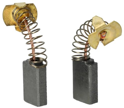 vhbw 2x Kohlebürste kompatibel mit Makita HM1100C | HM1140C, HR3000C, HM0830T, HM1130C, HR3550C, HM0860C Elektrowerkzeug 5 x 11 x 16,4 mm