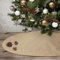 tiosggd Jupe de sapin en toile de jute, 122 cm, grandes décorations de sapin de Pâques pour printemps, Pâques, tapis de sapin de Noël marron, ferme, campagne rustique, Thanksgiving, décoration d'arbre