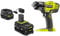 Ryobi R18IW3-0 Impact Wrench Battery 18V ONE+ 1/2 Quadro 400Nm Kit 4.0 Ah