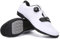 LZQpearl Fahrradschuhe Herren, Rennrad Und Mountainbike Schuhe Mit Gummisohle, Atmungsaktive, rutschfeste No-Lock Fahrradschuhe Mit Schnell Rotierendem Schnürsenkelsystem White, 40