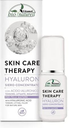 Vitamol Bio Naturell Konzentriertes Gesichtsserum mit Hyaluronsäure für alle Hauttypen 30 ml.