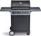 Enders Boston Black 3 K Turbo Barbacoa gas - Barbacoa de gas con infrarrojos, regulación de temperatura y cocina lateral - Barbacoa gas exterior para jardín con 3 quemadores #8862633