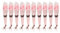 Qcwwy 10 Pièces Rose Pétale Savon Bain Savon Rose Fleur Savon Floral Parfumé Savon Fleur Bouquet Boîte pour Café Décoration Vacances