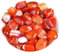 GIVBRO Galets décoratifs pour aquarium Mini jardin pour micro paysage, gravier, rivière, allée, rouge, 100 g