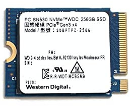 Western Digital 256GB SSD M.2 2230 30mm PC SN530 NVMe PCIe 3.0 Gen3 x4 SDBPTPZ-256G Solid State Drive for Surface Pro Steam Deck Dell HP Lenovo Ultrabook Tablet